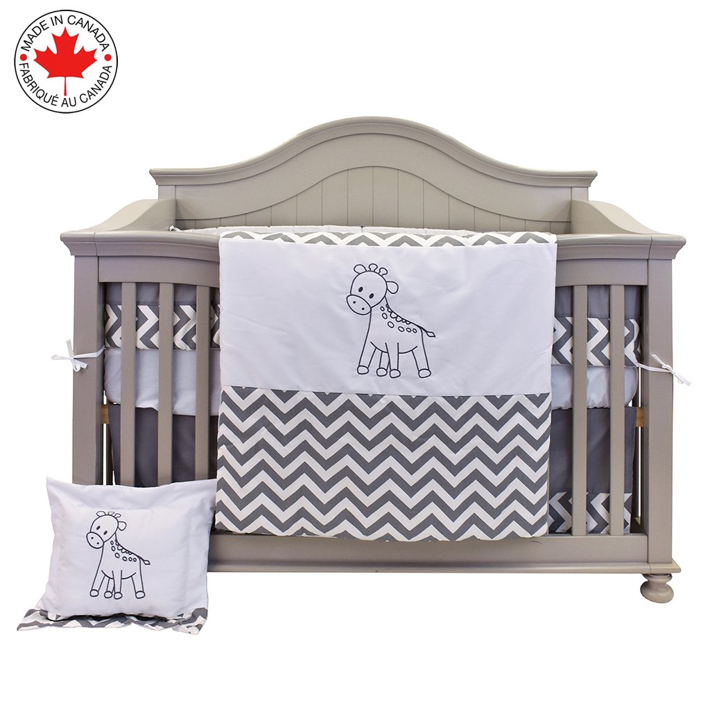 Ara Enfants Nursery Crib Bedding Set for Boys and Girls - Baby Bedding 6 Pieces Set
