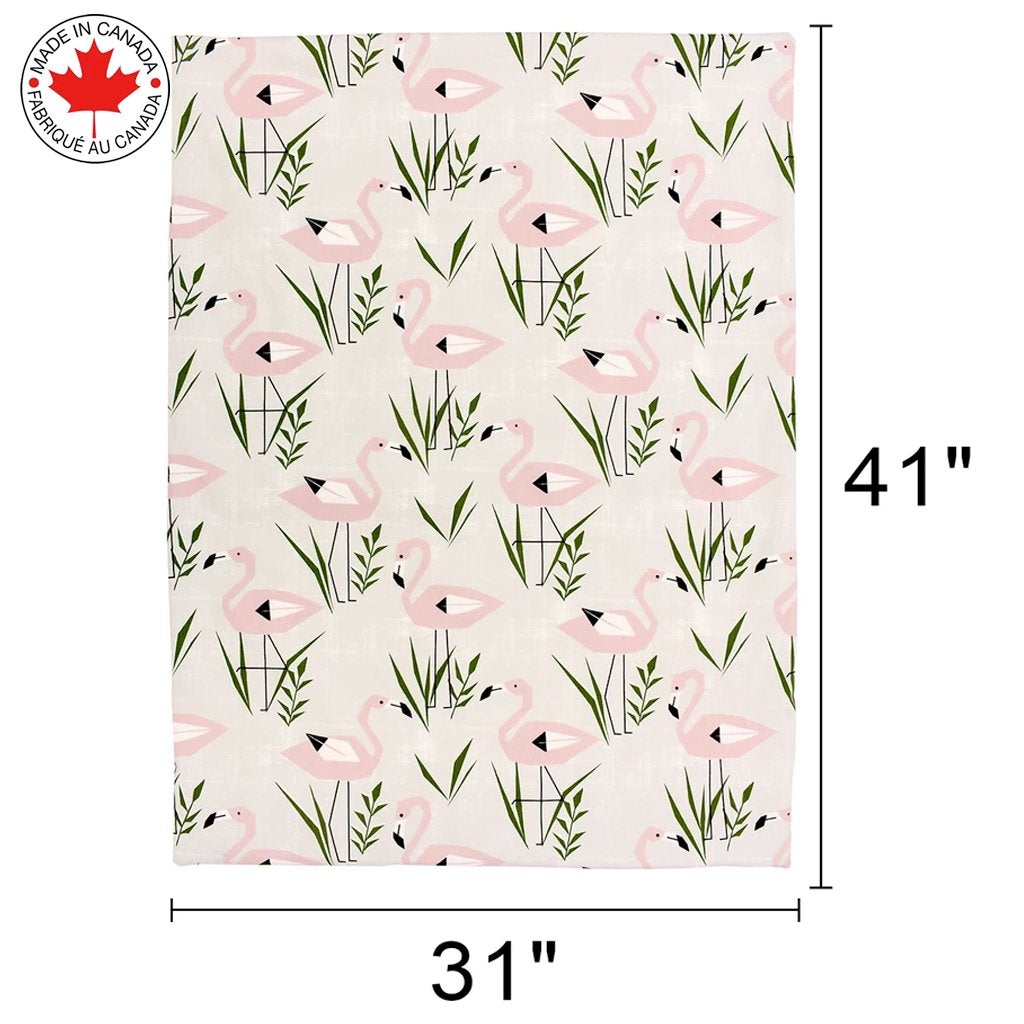 Literie bébé 4 pièces Flamant rose