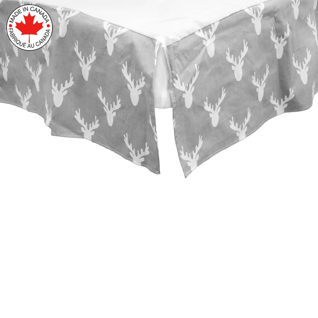 Grey Moose Antlers Baby Bedding (4 pieces #460)