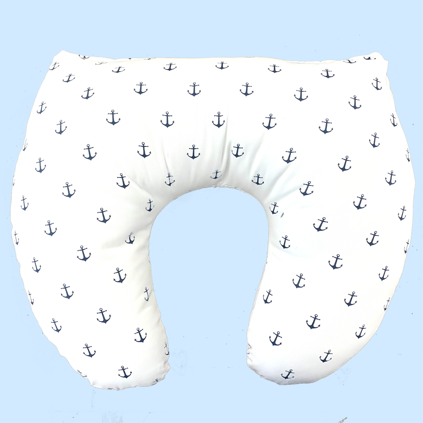 Elegant Blue Anchor Baby Bedding (5-piece Baby Bedding, #480fp