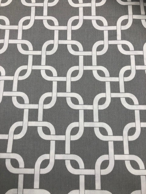 Gray Chain fabric